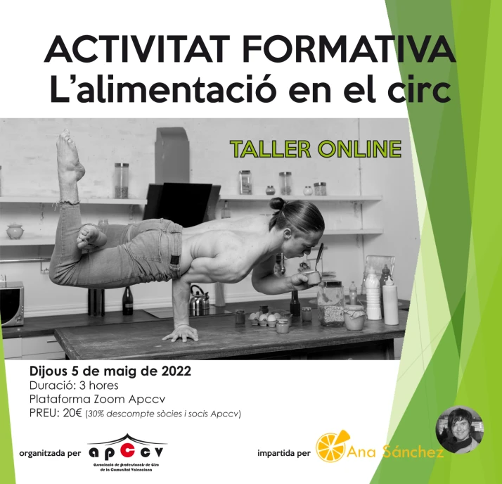 ACTIVITAT FORMATIVA APCCV: L’alimentació en el circ