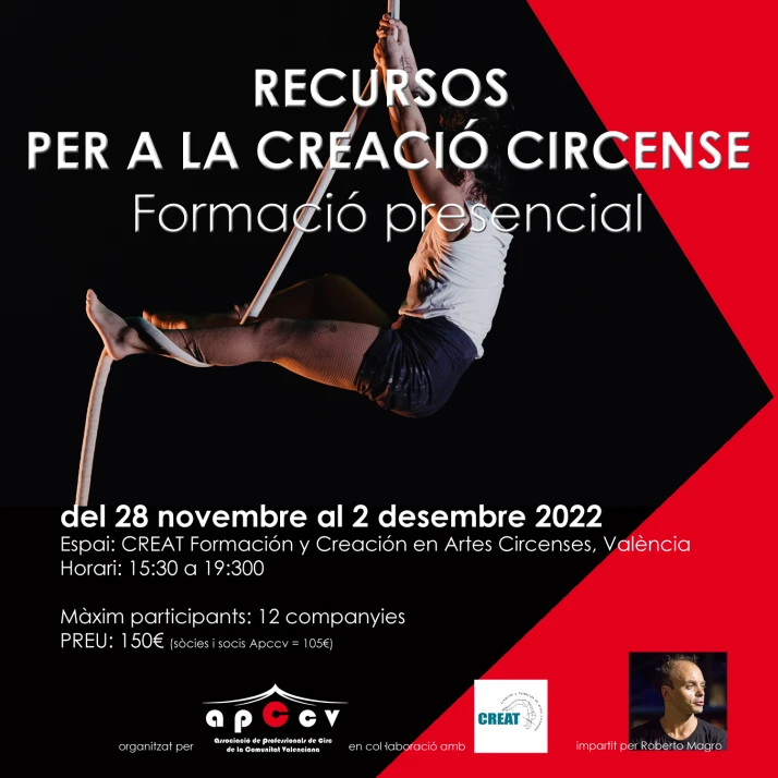 Formació presencial pràctica: Recursos per a la creació circense