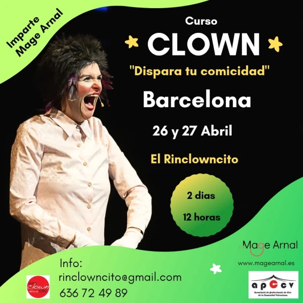 CURSO CLOWN: DISPARA TU COMICIDAD