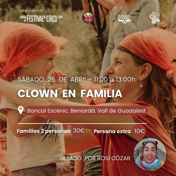 TALLER CLOWN EN FAMILIA