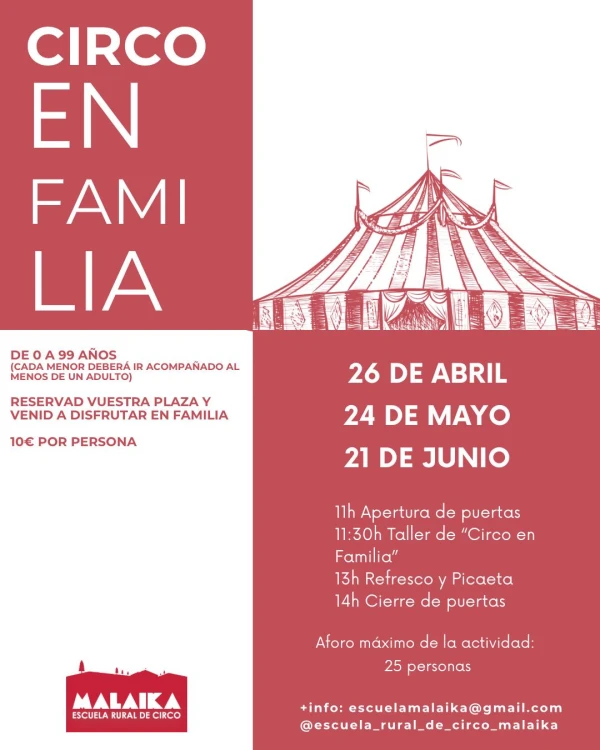 CIRCO EN FAMILIA taller multicirco