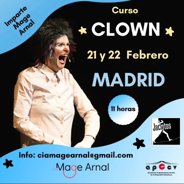 CURSO CLOWN: DISPARA TU COMICIDAD