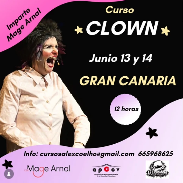 CURSO CLOWN: DISPARA TU COMICIDAD