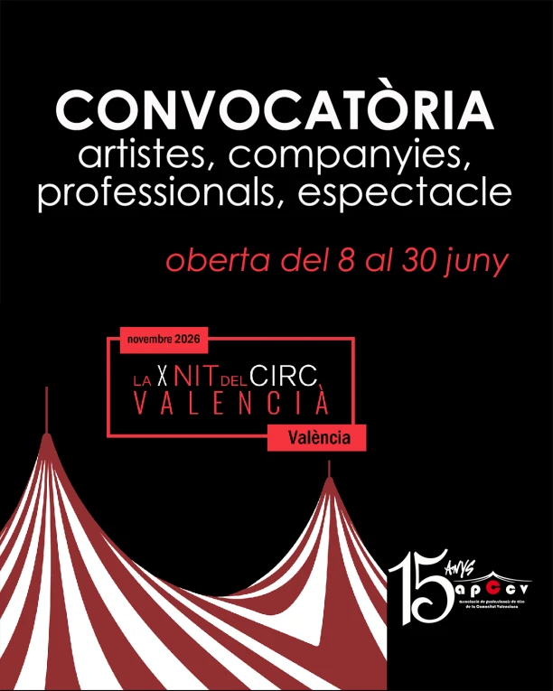 CONVOCATÒRIA LA X NIT DEL CIRC VALENCIÀ 2026
