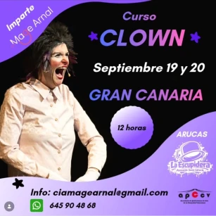 CURSO CLOWN: DISPARA TU COMICIDAD
