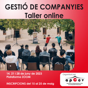 TALLER ONLINE: GESTIÓ DE COMPANYIES. Juny 2023